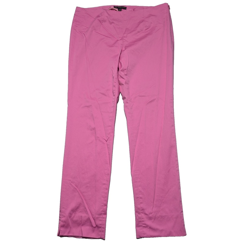 Brooks Brothers Natalie Fit Pink Side Zip Dress‎ Pants - Women Size 10